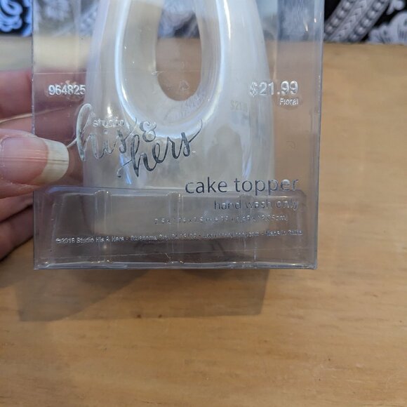 His & Hers Studio NWB Slim Cake Topper - Picture 5 of 5